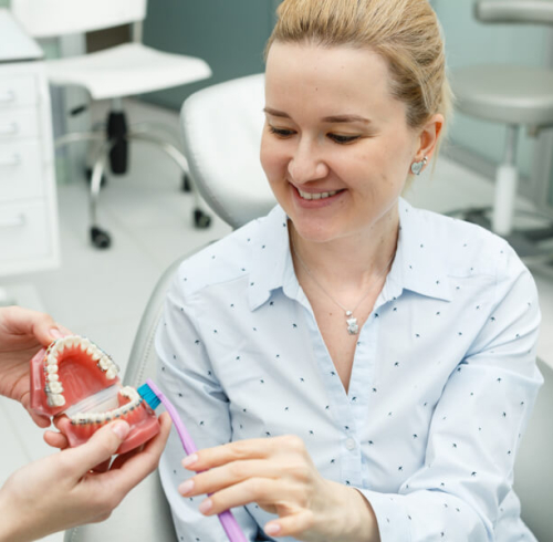 Прием стоматолога ортодонта